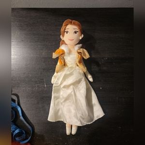 18" Disney Store Princess Belle winter plush Doll